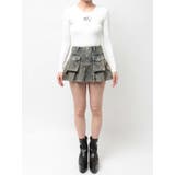 ハイウエストGG POKETプリーツデニムスカートライクショートパンツ | GYDA | 詳細画像23 