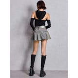 ハイウエストGG POKETプリーツデニムスカートライクショートパンツ | GYDA | 詳細画像5 