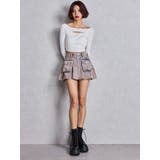 ハイウエストGG POKETプリーツデニムスカートライクショートパンツ | GYDA | 詳細画像8 