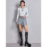 ハイウエストWIDE BELTプリーツデニムスカートライクショートパンツ | GYDA | 詳細画像11 