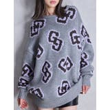 グレー | GG FRAMEニットトップス | GYDA