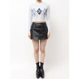 Symmetry GYDA ARGYLEニットトップス | GYDA | 詳細画像9 