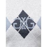 Symmetry GYDA ARGYLEニットトップス | GYDA | 詳細画像11 