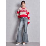 LITERALLYボーダーショートニットトップス | GYDA | 詳細画像12 