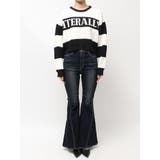 LITERALLYボーダーショートニットトップス | GYDA | 詳細画像22 