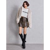 Richest ラメベロアモールショートニットトップス | GYDA | 詳細画像18 