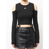 Symmetry GYDAフロントレースアップニットトップス | GYDA | 詳細画像10 