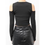 Symmetry GYDAフロントレースアップニットトップス | GYDA | 詳細画像12 