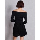 mix materialオフショルニットトップス | GYDA | 詳細画像12 