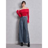 mix materialオフショルニットトップス | GYDA | 詳細画像9 