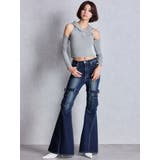 GGフードショルダーオープンデザインショートトップス | GYDA | 詳細画像12 