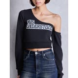 ブラック | MIS UNDERSTOODワンショルショートトップス | GYDA