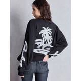 palm tree Gydies Lovingサガラスウェットトップス | GYDA | 詳細画像8