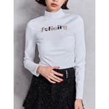 オフホワイト | Felicity MIX material patchトップス | GYDA