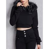 ブラック | Gyda bijouファーパーカー | GYDA