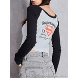オフホワイト | SUPERMAN GYDA 2WAYラグランショートトップス | GYDA