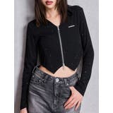 GYDA hologram ZIPトップス | GYDA | 詳細画像1