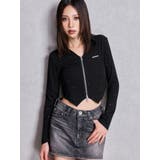 GYDA hologram ZIPトップス | GYDA | 詳細画像2