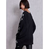 【SHOPLIST限定】GGニットドッキングスウェットトップス | GYDA | 詳細画像3 