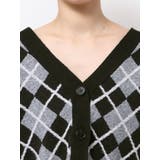 アーガイルニットカーディガン | GYDA | 詳細画像13