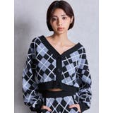 アーガイルニットカーディガン | GYDA | 詳細画像5