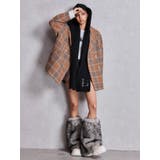 ラメmaterialチェスターコート | GYDA | 詳細画像10 