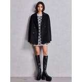 ラメmaterialチェスターコート | GYDA | 詳細画像12 