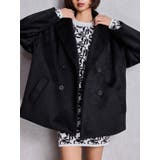 ブラック | ラメmaterialチェスターコート | GYDA