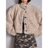 アイボリー | プードルフェイクファーコート | GYDA