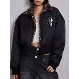 ブラック | STUPID IN RICH REVERSIBLE ECO FURブルゾン | GYDA