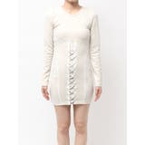 フロントレースアップタイトミニワンピース | GYDA | 詳細画像11 