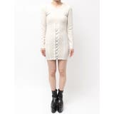 フロントレースアップタイトミニワンピース | GYDA | 詳細画像18 