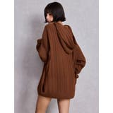 ランダムリブGG HOODIEニットチュニック | GYDA | 詳細画像15