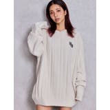 ランダムリブGG HOODIEニットチュニック | GYDA | 詳細画像2