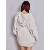 ランダムリブGG HOODIEニットチュニック | GYDA | 詳細画像4