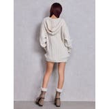 ランダムリブGG HOODIEニットチュニック | GYDA | 詳細画像7