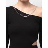 GG CHAIN LEFT OPEN LONGニットワンピース | GYDA | 詳細画像12 