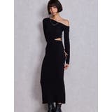 GG CHAIN LEFT OPEN LONGニットワンピース | GYDA | 詳細画像6 