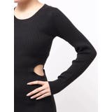 LONG SLEEVE SIDE OPEN ニットミニワンピース | GYDA | 詳細画像14 