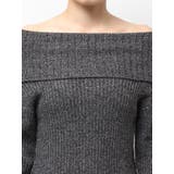 2WAYオフショルラメニットチュニック | GYDA | 詳細画像15 