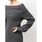 2WAYオフショルラメニットチュニック | GYDA | 詳細画像16 