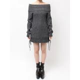 2WAYオフショルラメニットチュニック | GYDA | 詳細画像20 