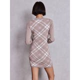 GG embroideryラメCHECKニットワンピース | GYDA | 詳細画像14 