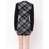 GG embroideryラメCHECKニットワンピース | GYDA | 詳細画像19 