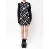 GG embroideryラメCHECKニットワンピース | GYDA | 詳細画像24 