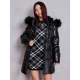 GG embroideryラメCHECKニットワンピース | GYDA | 詳細画像3 