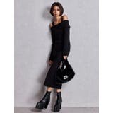 オフショルニットLONGワンピース | GYDA | 詳細画像5 