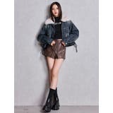 フェイクレザーレイヤーショートパンツ | GYDA | 詳細画像34 