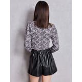 フェイクレザーレイヤーショートパンツ | GYDA | 詳細画像5 