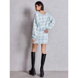 CHECK shaggy ニットスカートライクショートパンツ | GYDA | 詳細画像10 